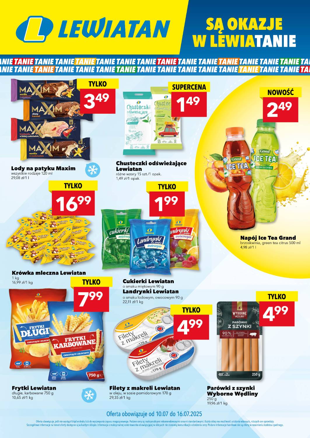 lewiatan - Gazetka Lewiatan - Są okazje w Lewiatanie ważna od 10.07. - 16.07.