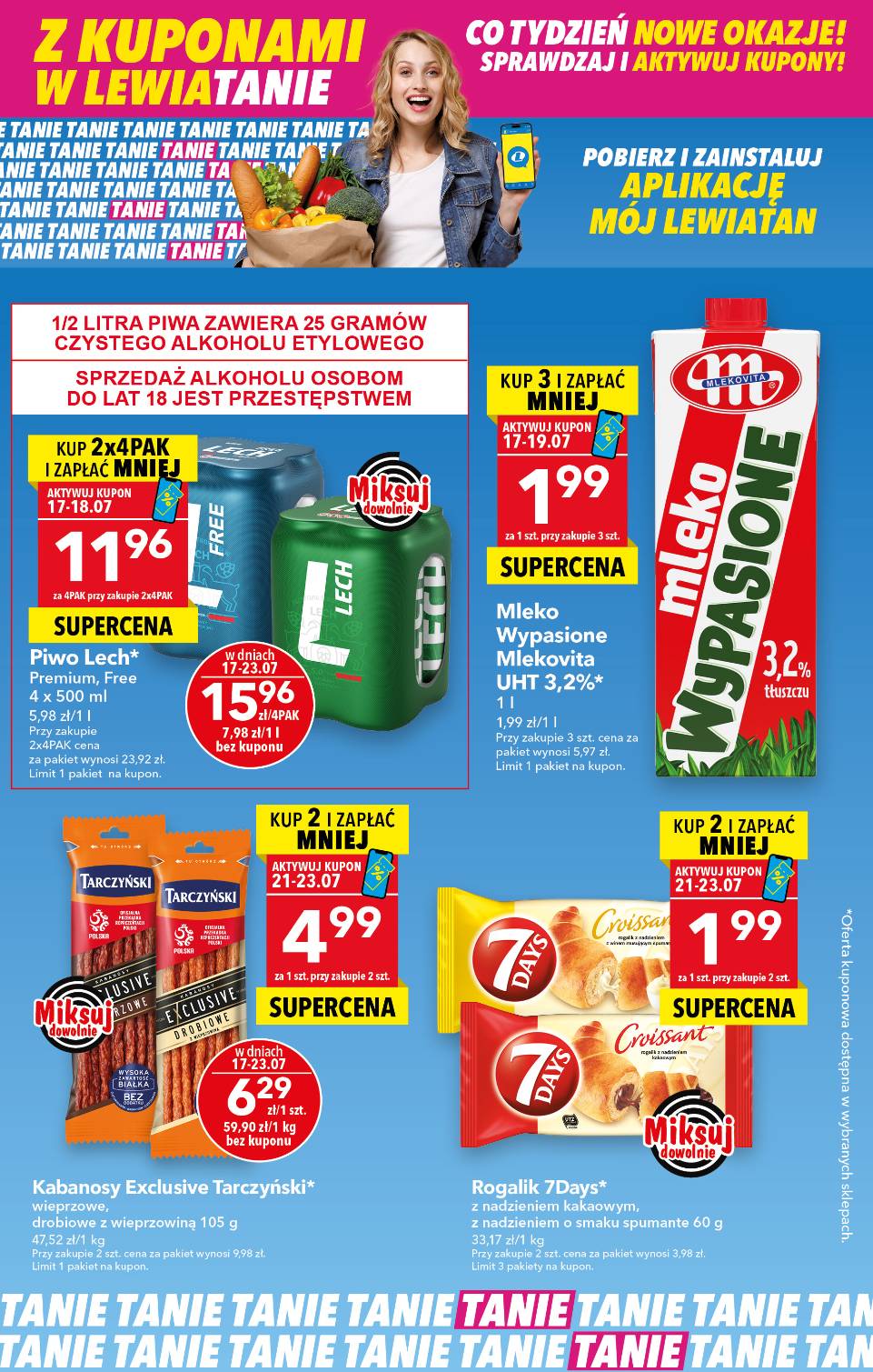 lewiatan - Gazetka Lewiatan - Z Kuponami w Lewiatanie ważna od 17.07. - 23.07.