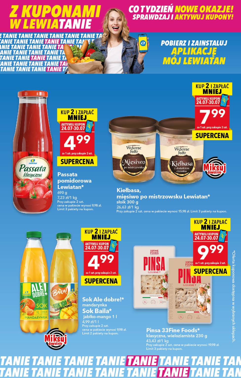 lewiatan - Gazetka Lewiatan - Z Kuponami w Lewiatanie! ważna od 24.07. - 30.07.
