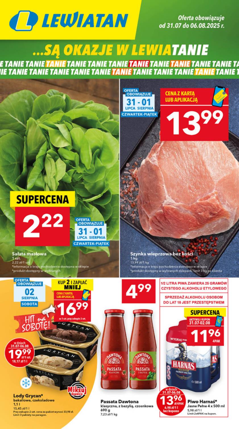 lewiatan - Gazetka Lewiatan ważna od 31.07. - 06.08.