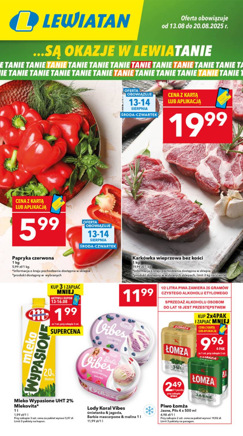 lewiatan - Gazetka Lewiatan - Aktualna gazetka - ważna od 13.08. do 20.08.