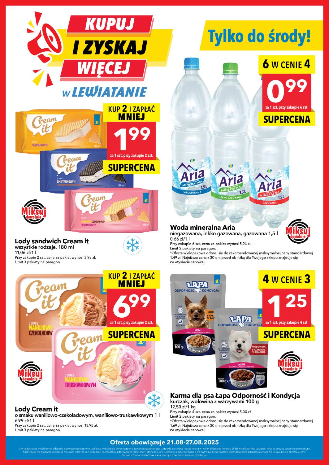 lewiatan - Gazetka Lewiatan - Kupuj i zyskaj więcej! - ważna od 21.08. do 27.08.