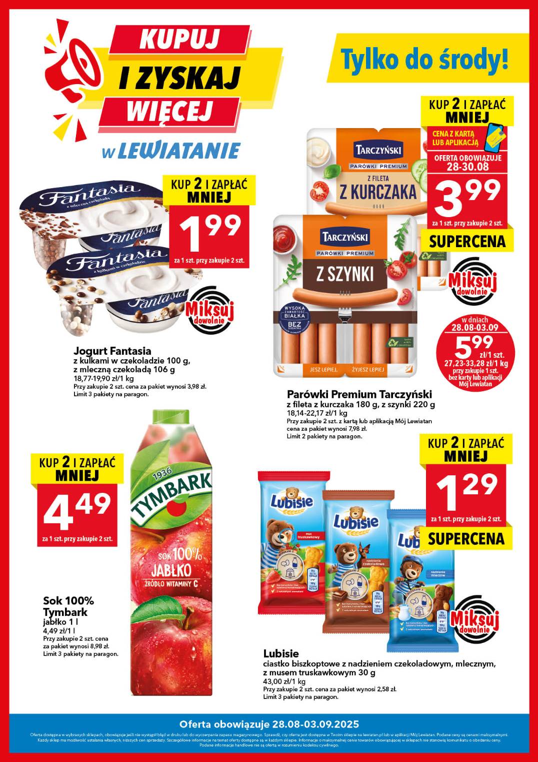 lewiatan - Gazetka Lewiatan - Kupuj i zyskaj więcej - ważna od 28.08. do 03.09.