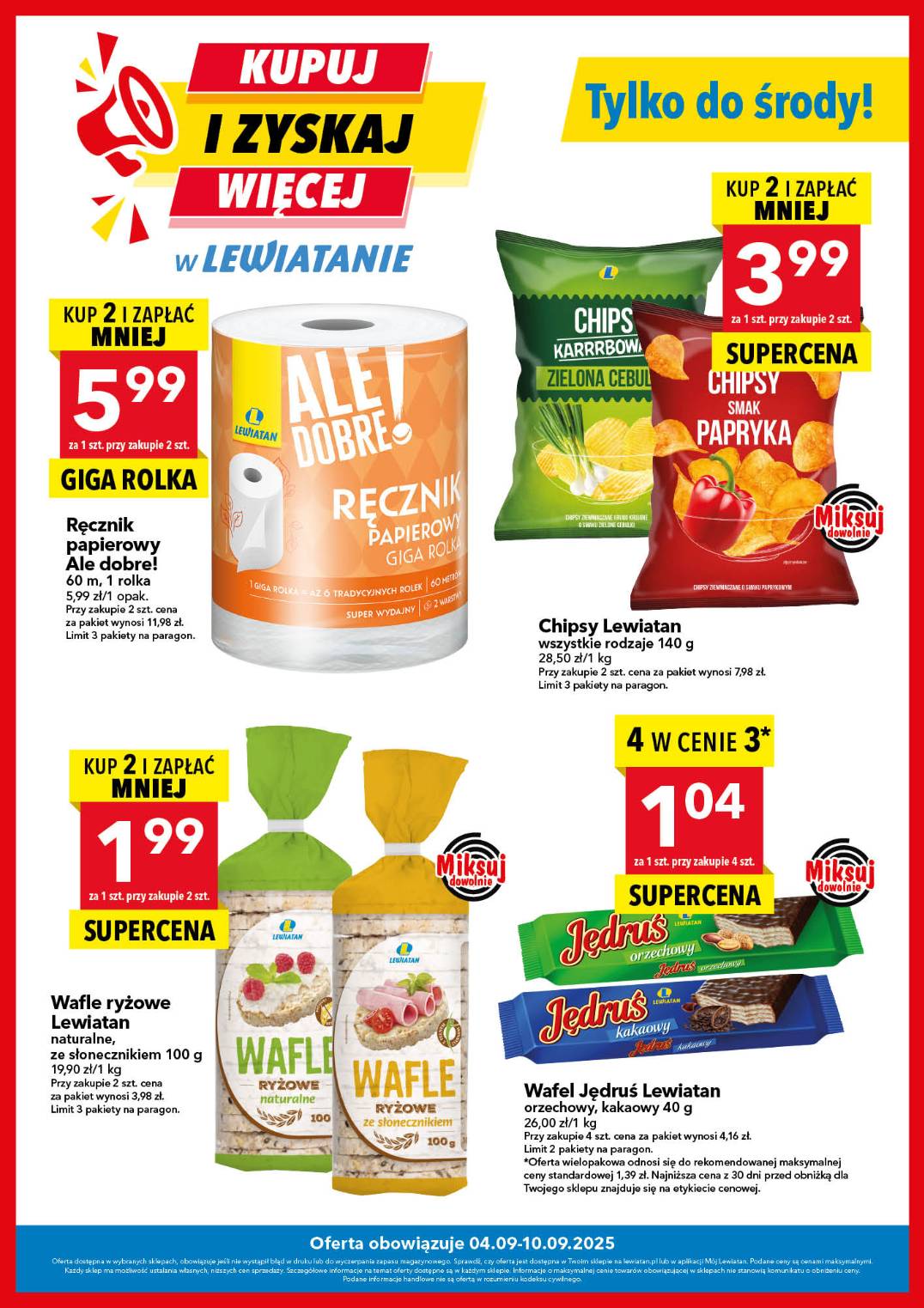 lewiatan - Gazetka Lewiatan - Kupuj i zyskaj więcej! - ważna od 04.09. do 10.09.