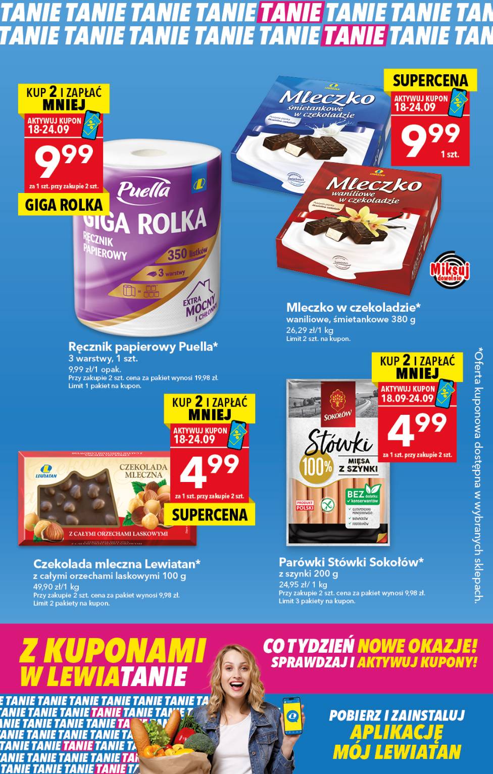 lewiatan - Gazetka Lewiatan - Z Kuponami w Lewiatanie! - ważna od 18.09. do 24.09.