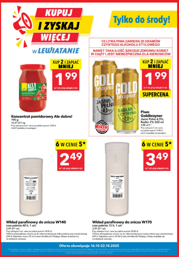 lewiatan - Gazetka Lewiatan - Kupuj i zyskaj więcej! - ważna od 16.10. do 22.10.