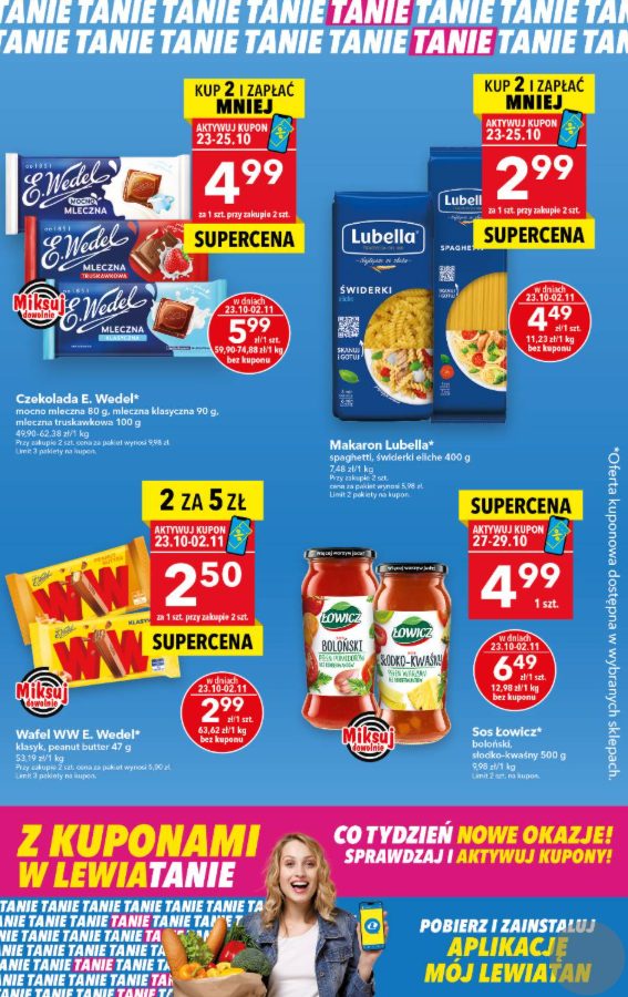 lewiatan - Gazetka Lewiatan - Z Kuponami w Lewiatanie! - ważna od 23.10. do 02.11.