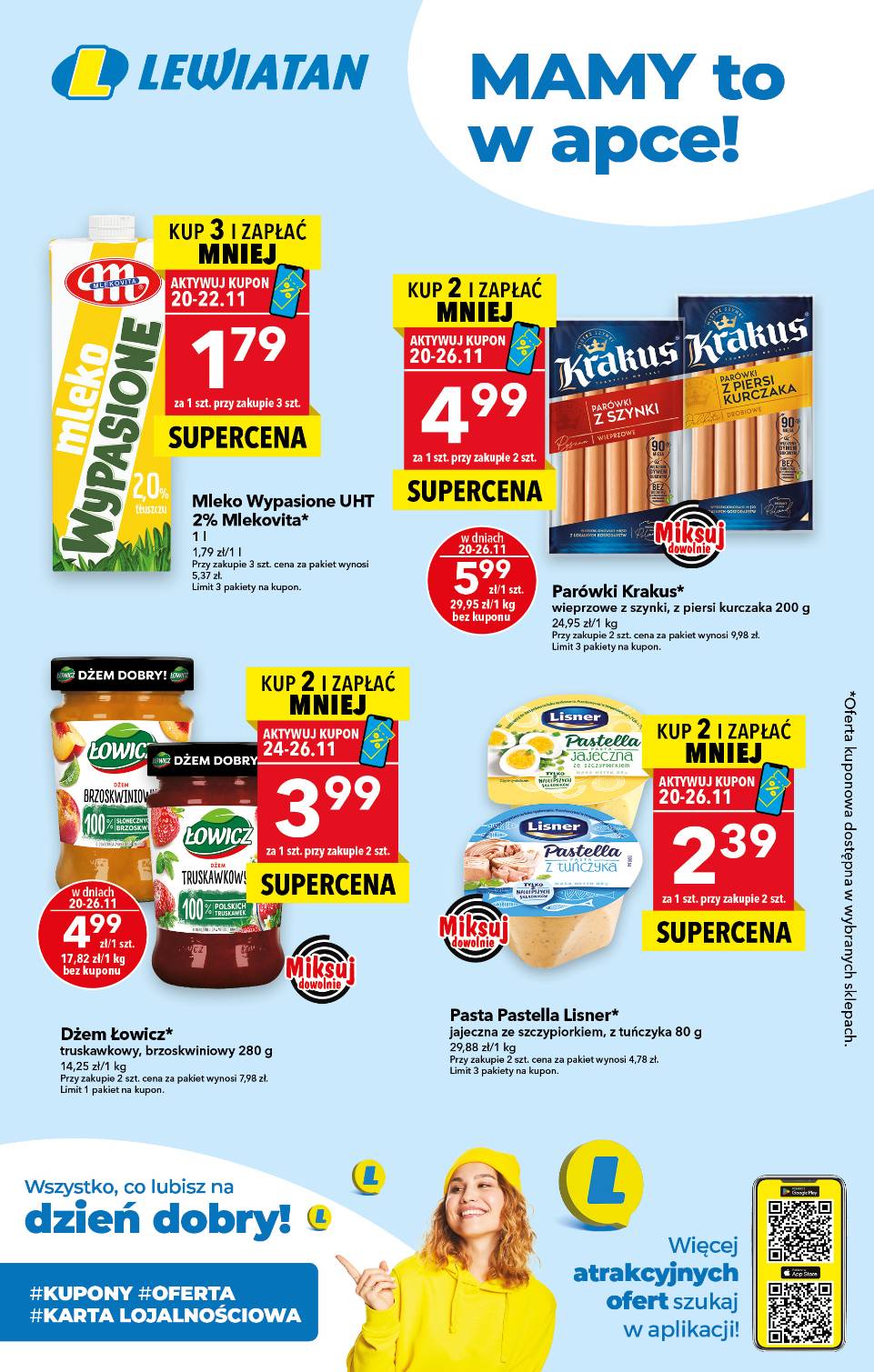 lewiatan - Gazetka Lewiatan - Z Kuponami w Lewiatanie - ważna od 20.11. do 26.11.