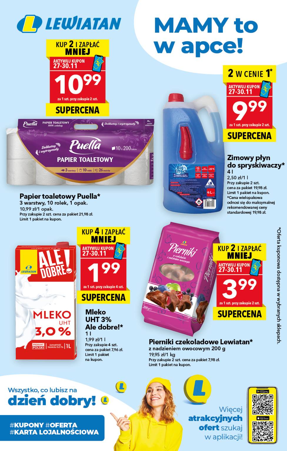 lewiatan - Gazetka Lewiatan - Z Kuponami w Lewiatanie - ważna od 27.11. do 30.11.