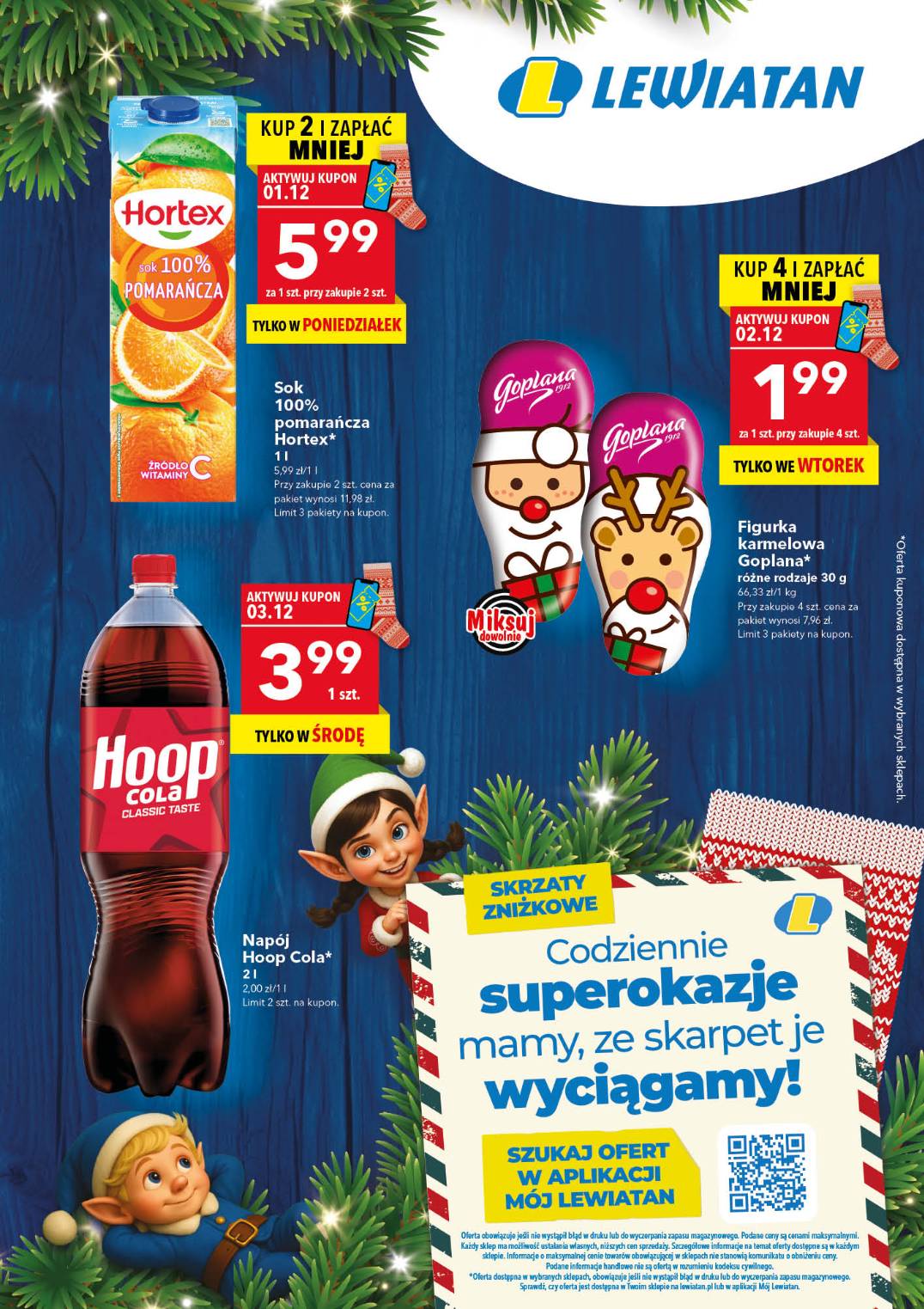 lewiatan - Gazetka Lewiatan - Skrzaty Zniżkowe - ważna od 01.12. do 03.12.