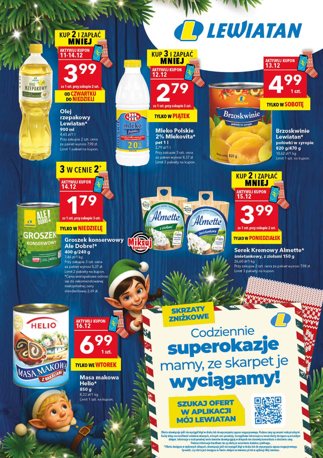 lewiatan - Gazetka Lewiatan - Skrzaty Zniżkowe - ważna od 11.12. do 16.12.