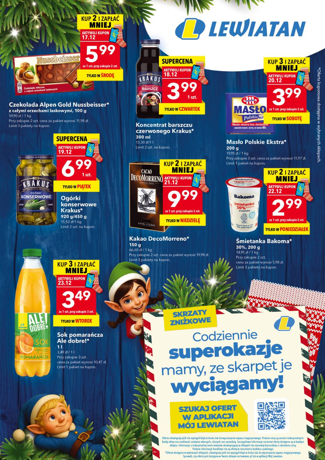 lewiatan - Gazetka Lewiatan - Skrzaty Zniżkowe - ważna od 17.12. do 23.12.