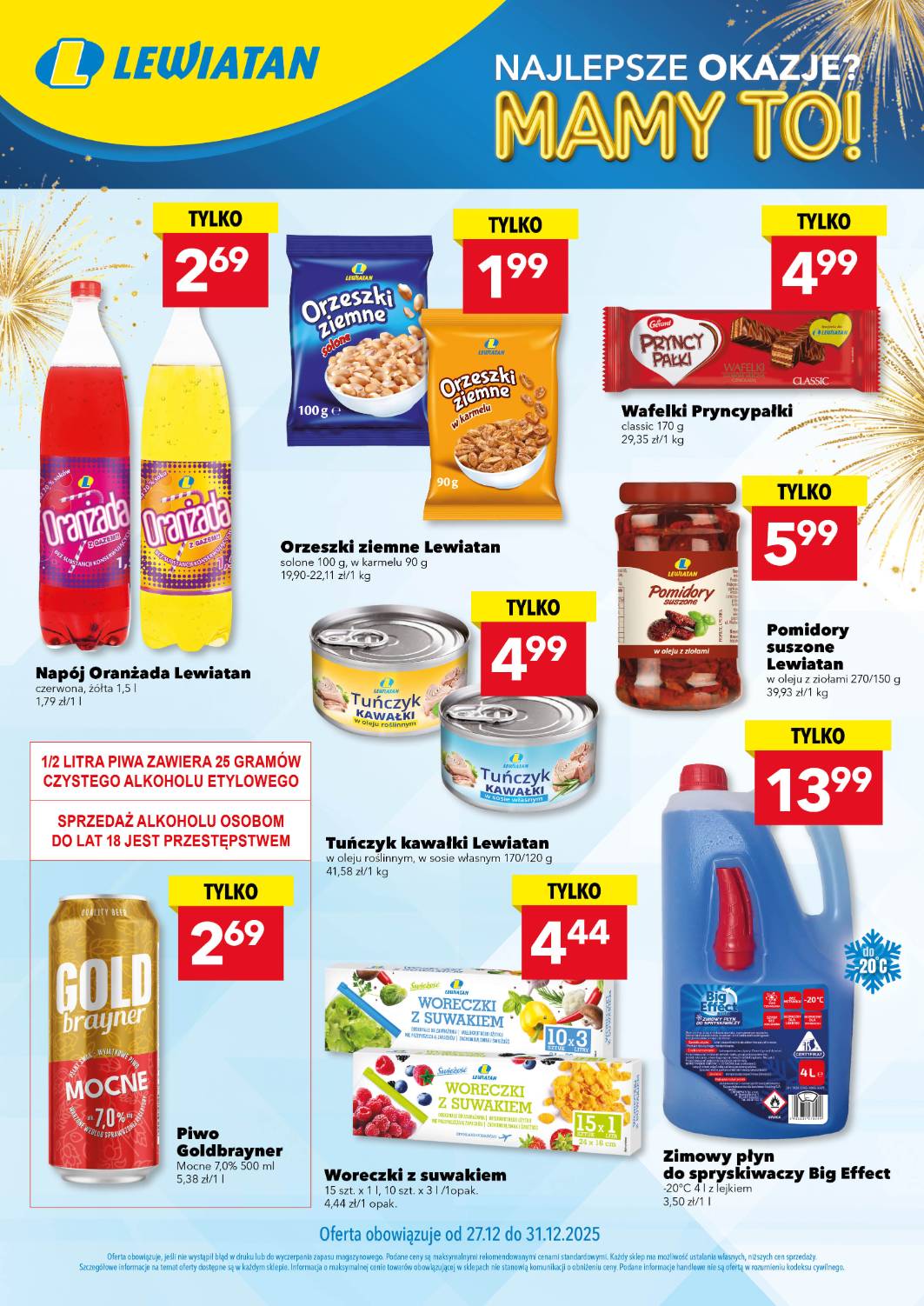 lewiatan - Gazetka Lewiatan - Są okazje w Lewiatanie - ważna od 27.12. do 31.12. - page: 1