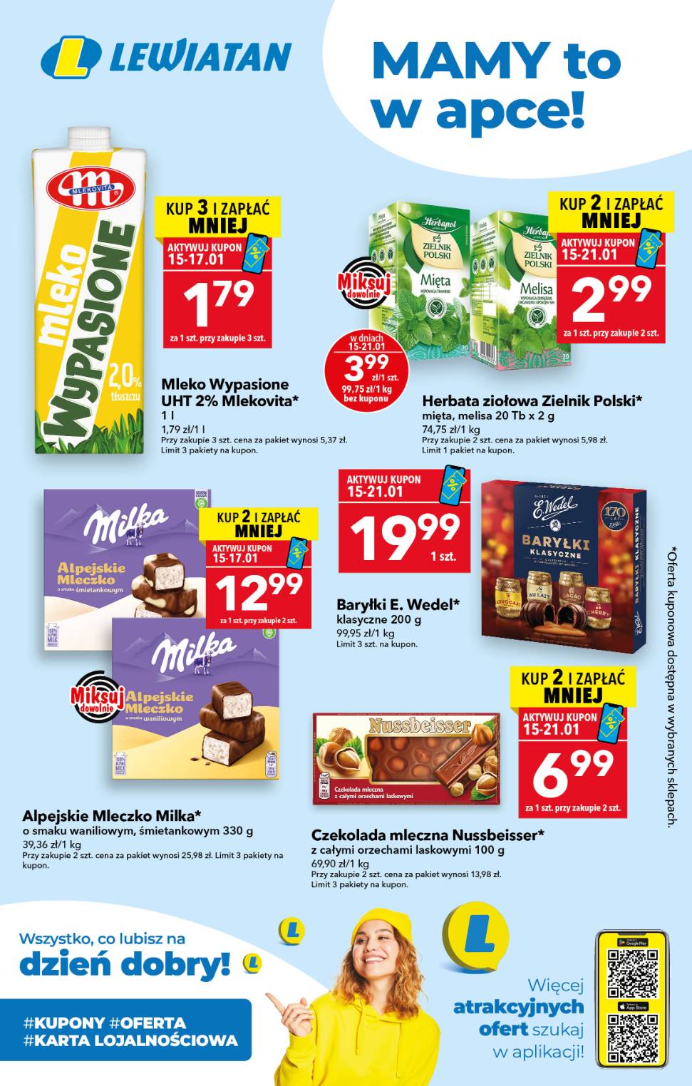 lewiatan - Gazetka Lewiatan - Mamy to w apce - ważna od 15.01. do 21.01. - page: 1