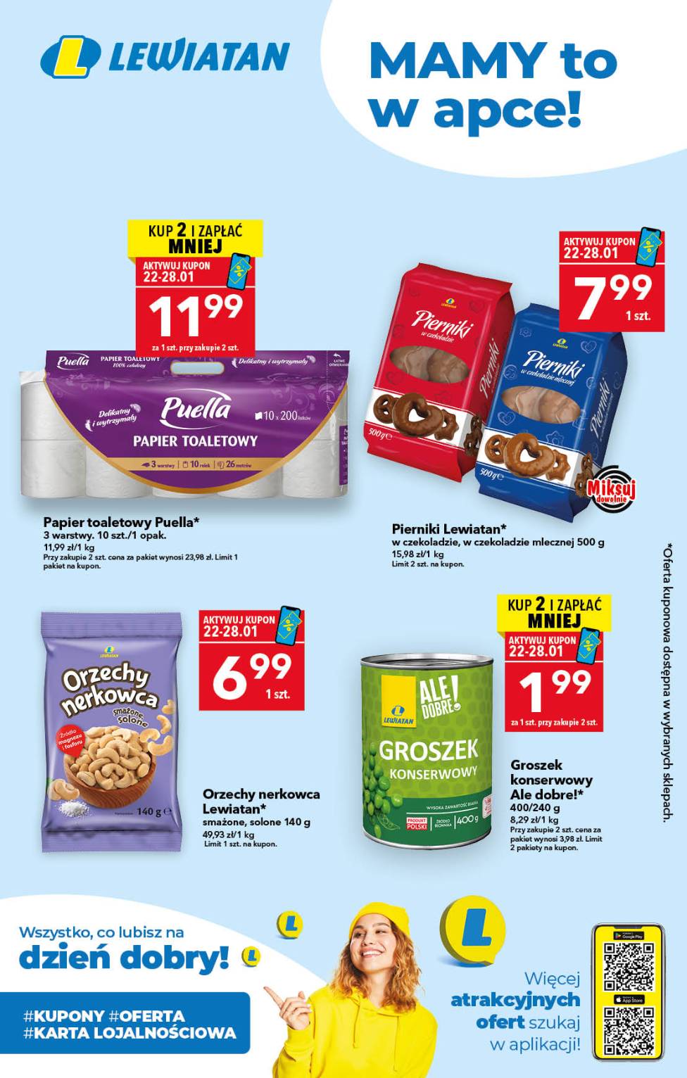 lewiatan - Gazetka Lewiatan - Mamy to w apce! - ważna od 22.01. do 28.01.