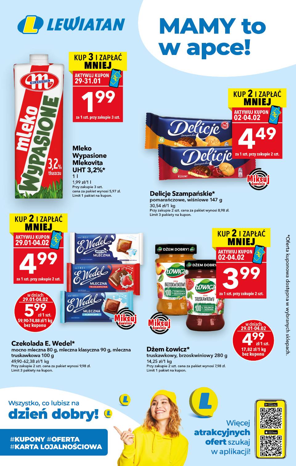 lewiatan - Gazetka Lewiatan - Mamy to w apce! - ważna od 29.01. do 04.02. - page: 1