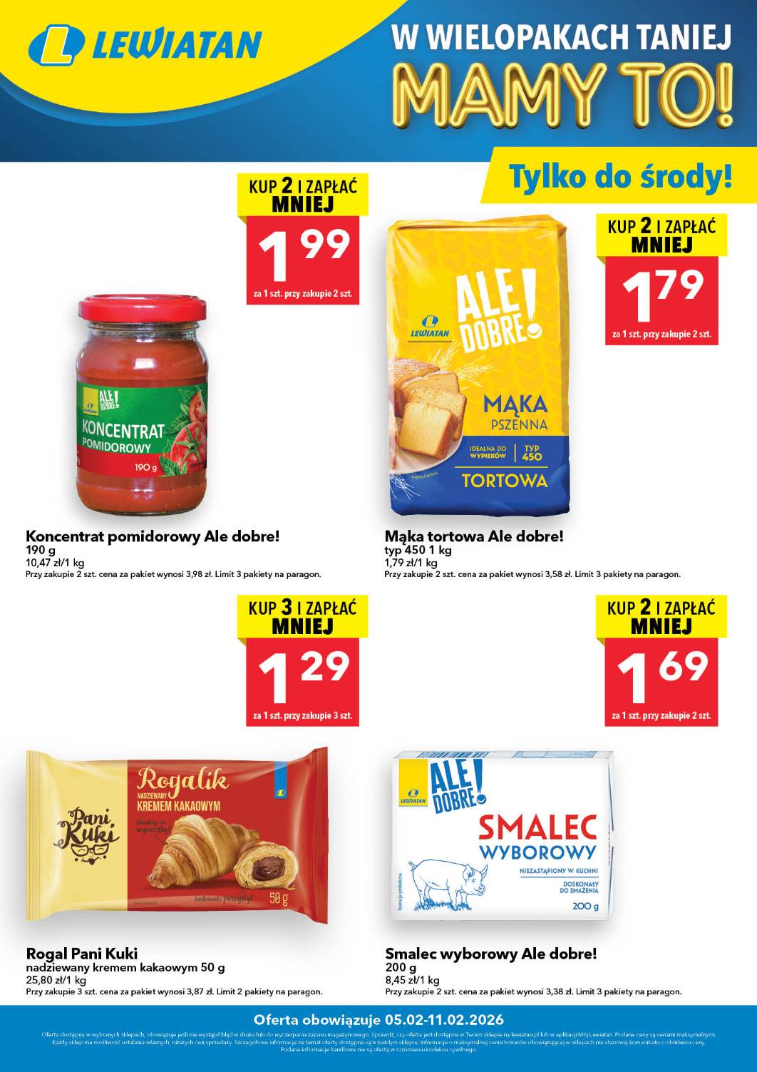 lewiatan - Gazetka Lewiatan - W wielopakach taniej - ważna od 05.02.2026 do 11.02.2026