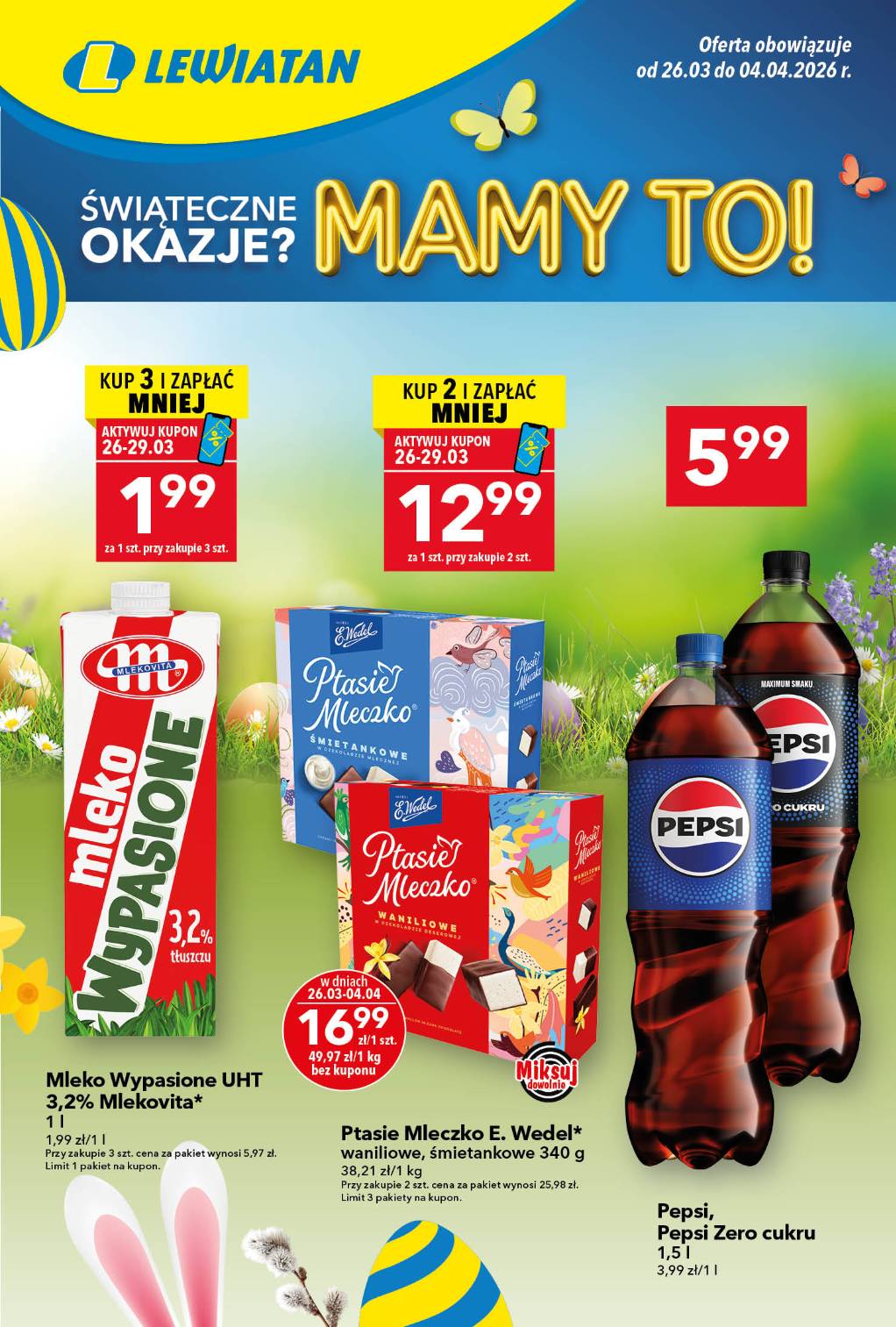lewiatan - Gazetka Lewiatan - Mamy to - ważna od 26.03.2026 do 04.04.2026