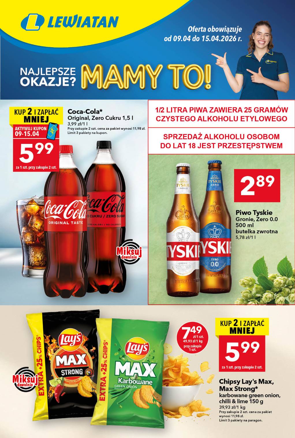 lewiatan - Nowa gazetka Lewiatan ważna od 09.04.2026 do 15.04.2026