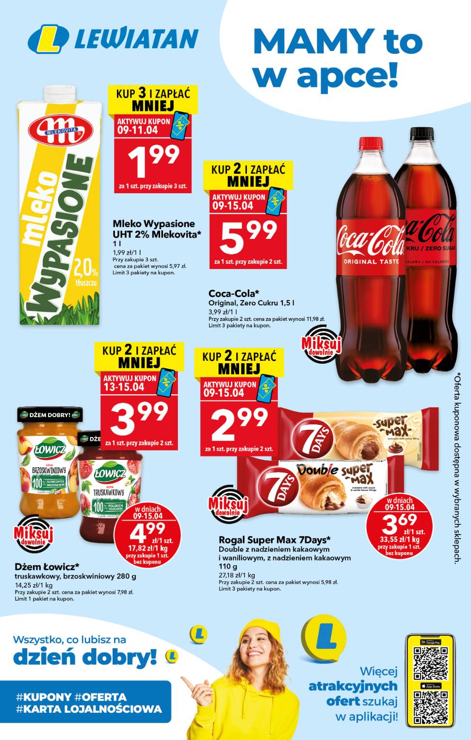 lewiatan - Nowa gazetka Lewiatan - Mamy to w apce! ważna od 09.04.2026 do 15.04.2026