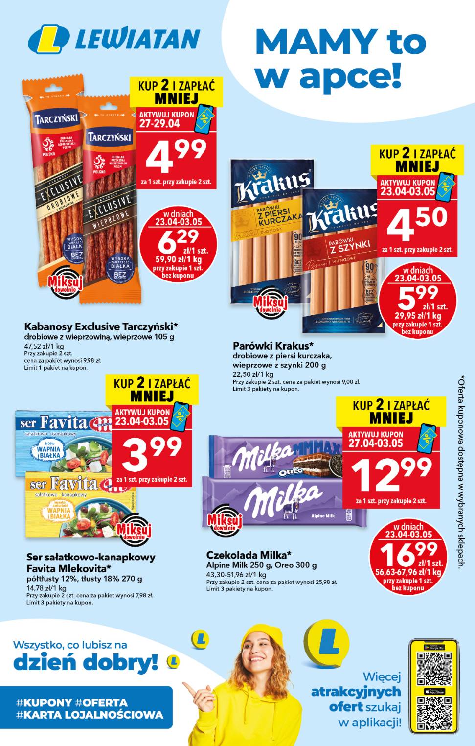 lewiatan - Nowa gazetka Lewiatan - Mamy to w apce ważna od 23.04.2026 do 03.05.2026 - page: 1