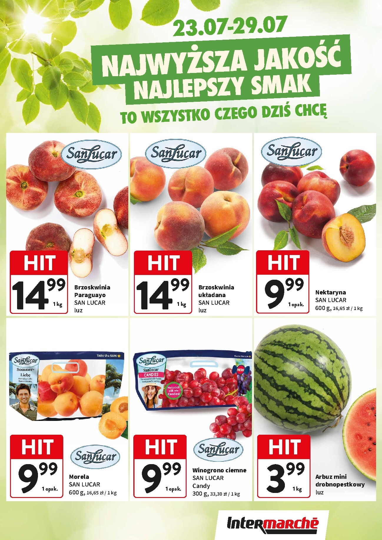 intermarche - Aktualna gazetka Intermarché ważna od 23.07.2026 do 29.07.2026 - page: 1