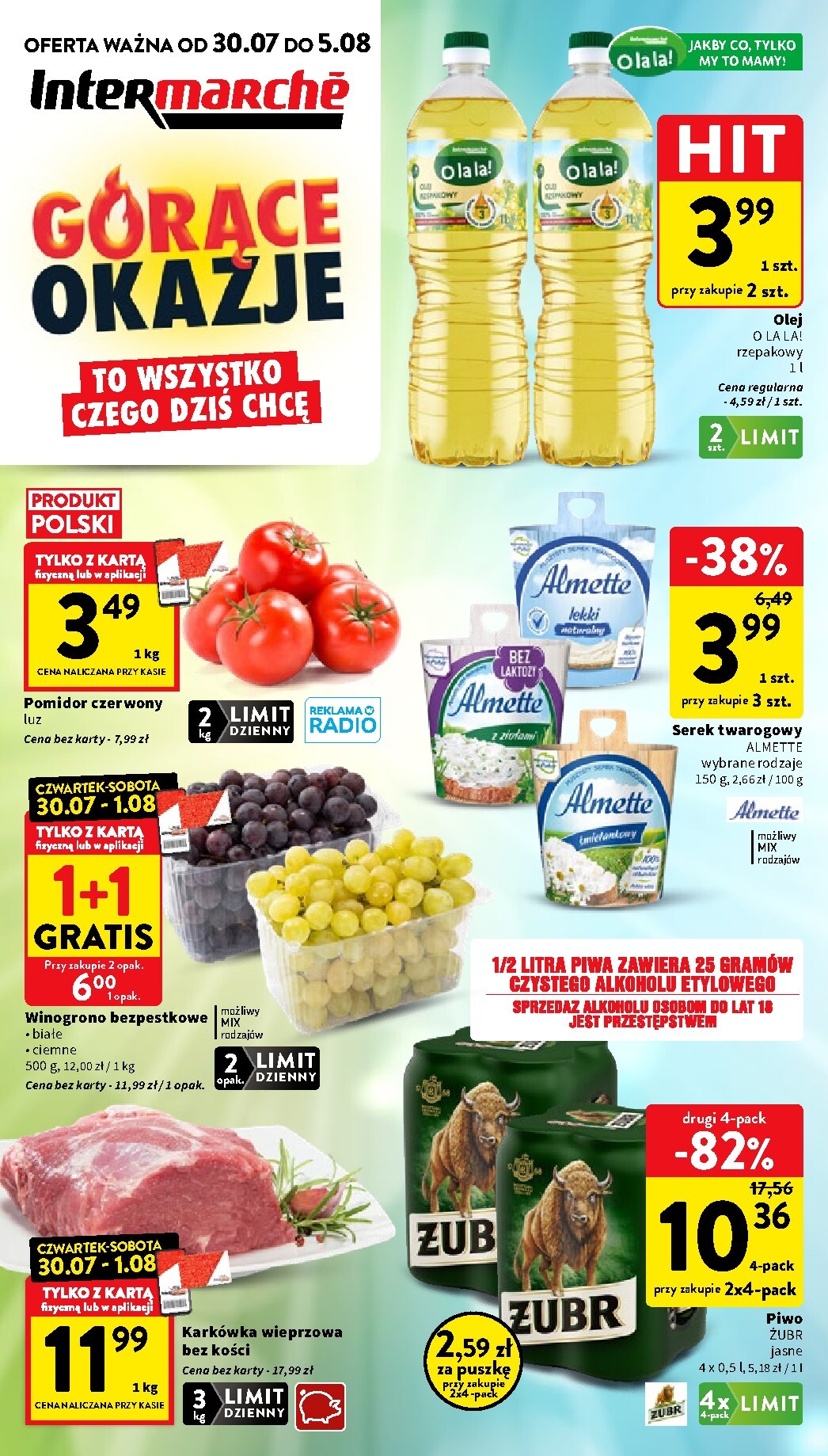 intermarche - Nowa gazetka Intermarché ważna od 30.07.2026 do 05.08.2026 - page: 1
