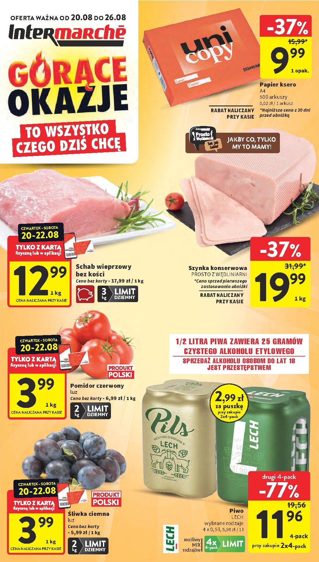 intermarche - Aktualna gazetka Intermarché ważna od 20.08.2026 do 26.08.2026