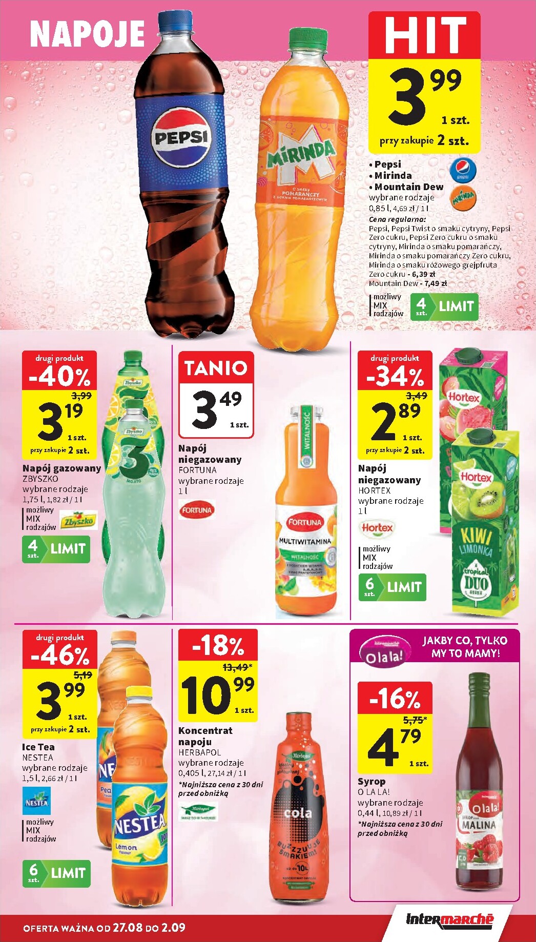 intermarche - Nowa gazetka Intermarché ważna od 27.08.2026 do 02.09.2026 - page: 33