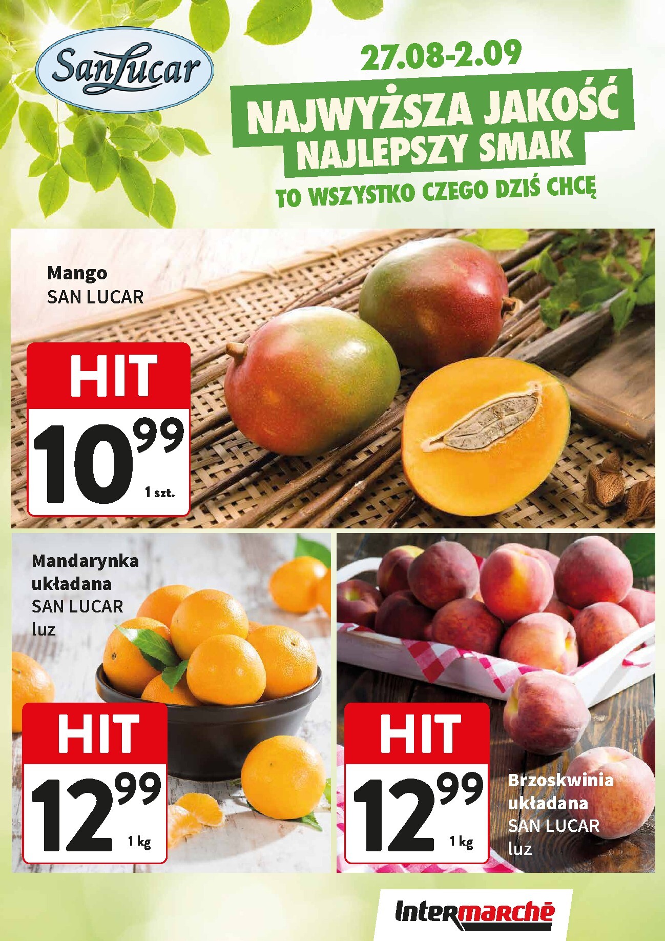 intermarche - Aktualna gazetka Intermarché - Świeży Hit ważna od 27.08.2026 do 02.09.2026