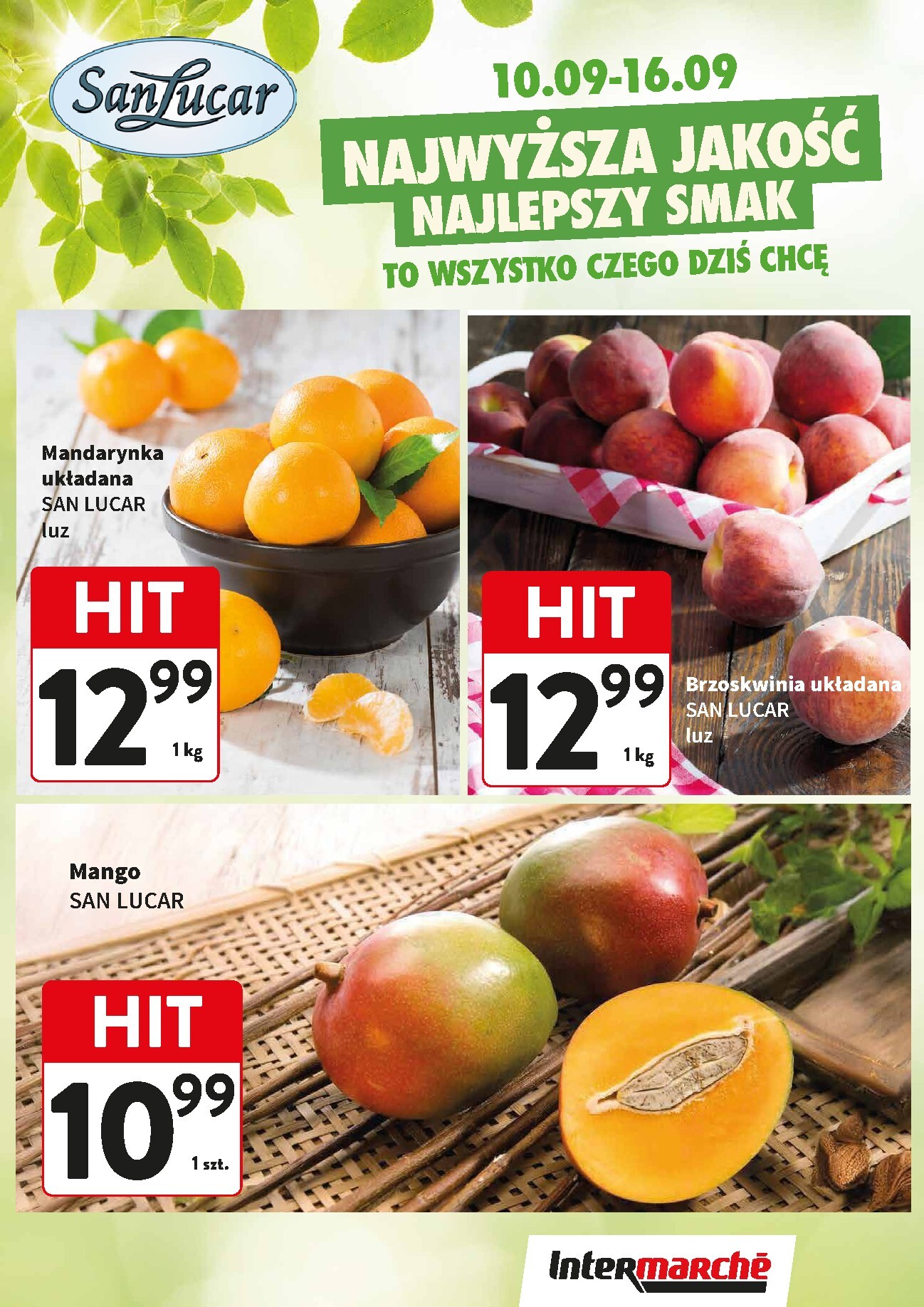 intermarche - Aktualna gazetka Intermarché - Świeży Hit ważna od 10.09.2026 do 16.09.2026