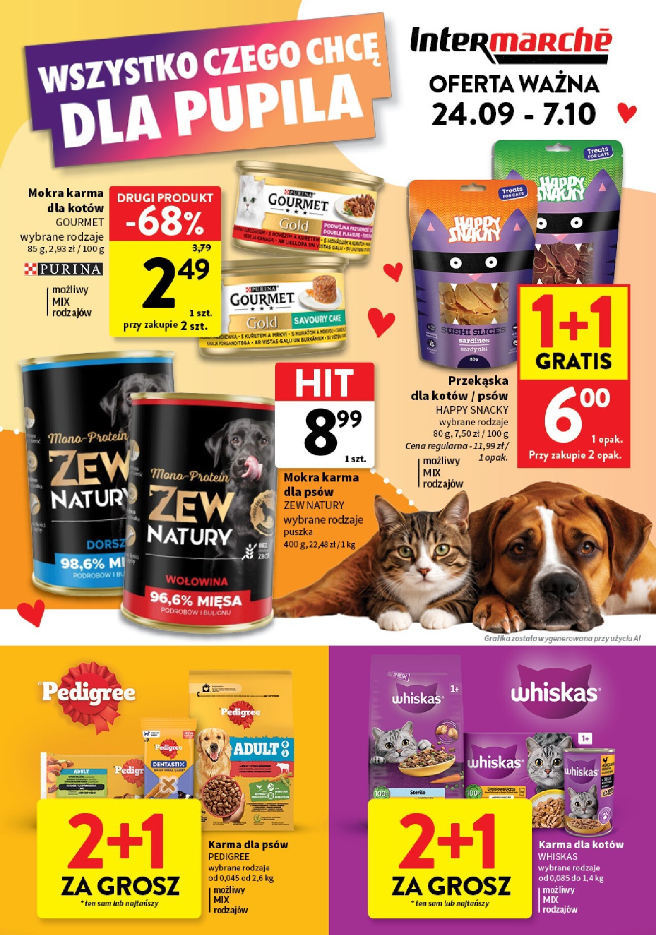 intermarche - Aktualna gazetka Intermarché - Katalog Wszystko Czego Chcę Dla Pupila! ważna od 24.09.2026 do 07.10.2026
