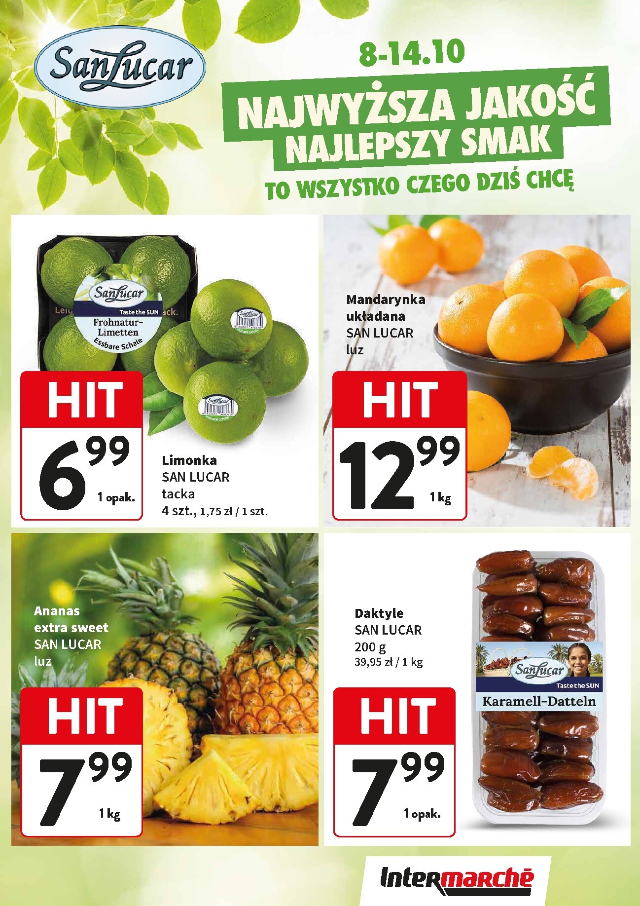 intermarche - Aktualna gazetka Intermarché - Świeży Hit ważna od 08.10.2026 do 14.10.2026 - page: 1
