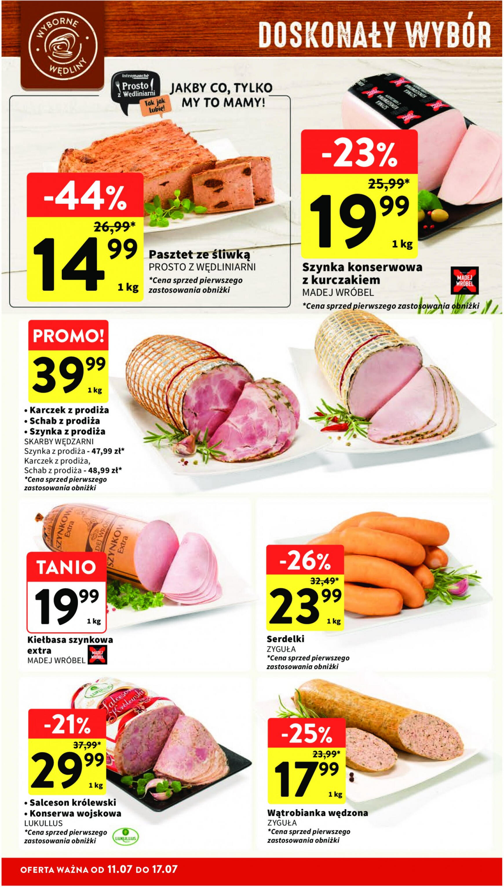 intermarche - Intermarché gazetka aktualna ważna od 11.07. - 17.07. - page: 14