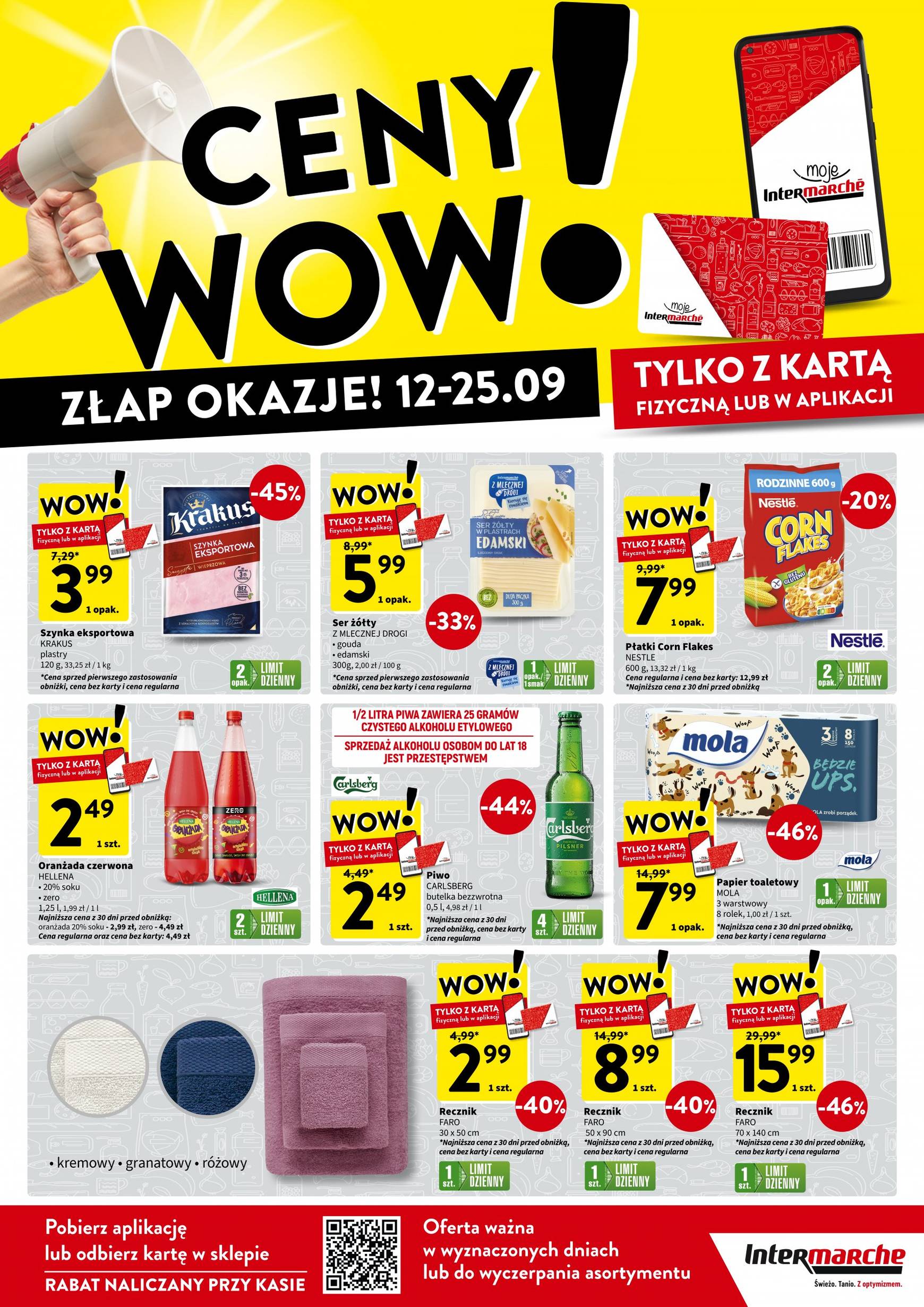 intermarche - Aktualna Intermarché - Ceny WOW gazetka ważna od 12.09. - 25.09. - page: 1