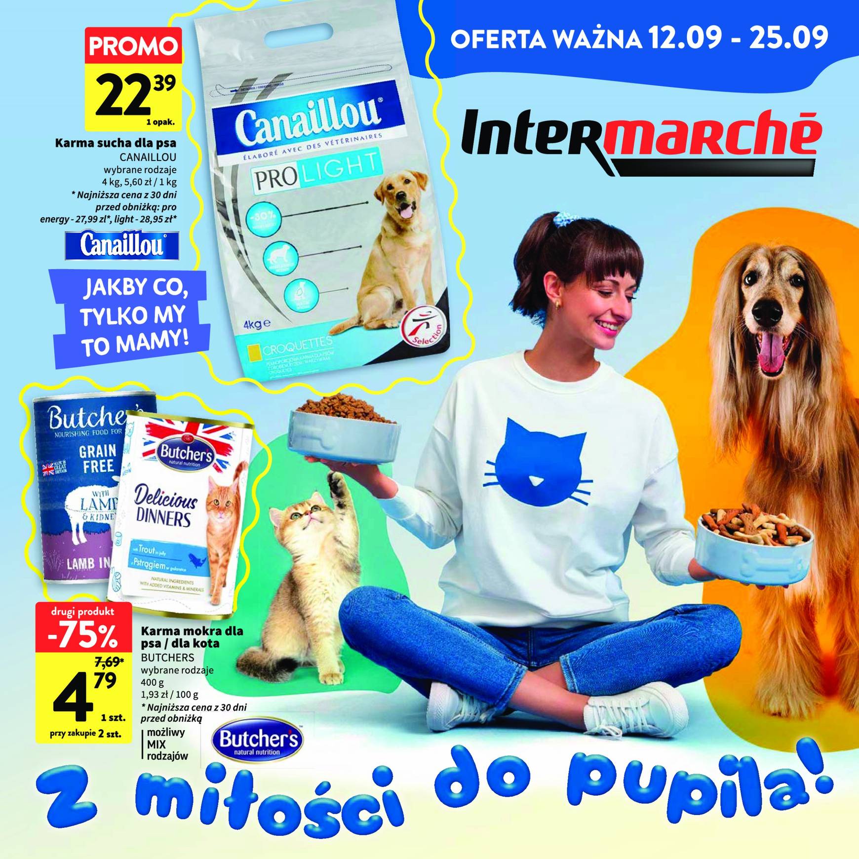 intermarche - Aktualna Intermarché - Katalog Z miłości do pupila gazetka ważna od 12.09. - 25.09. - page: 1