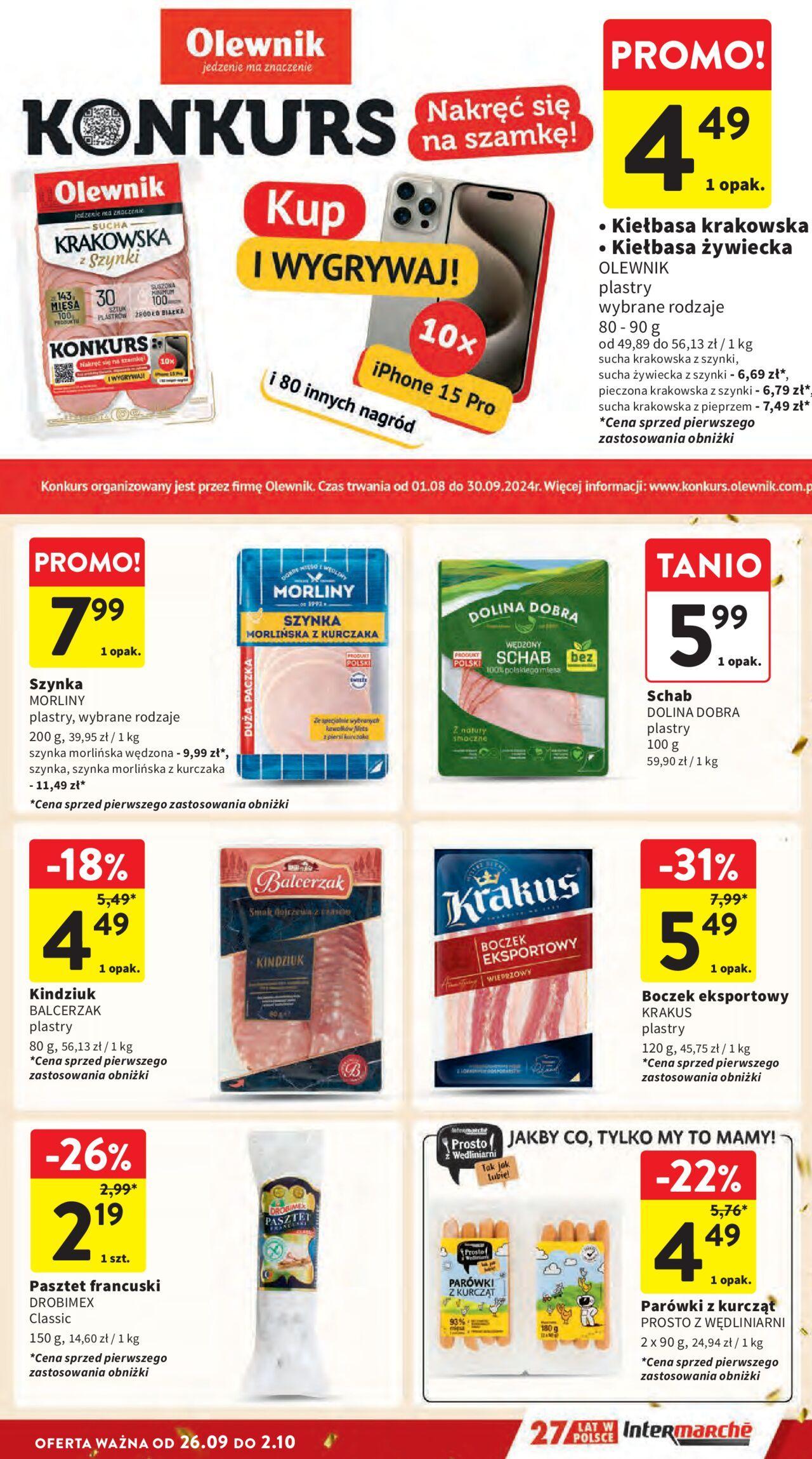 intermarche - Intermarche Gazetka 26.09.2024 - 02.10.2024 - page: 15