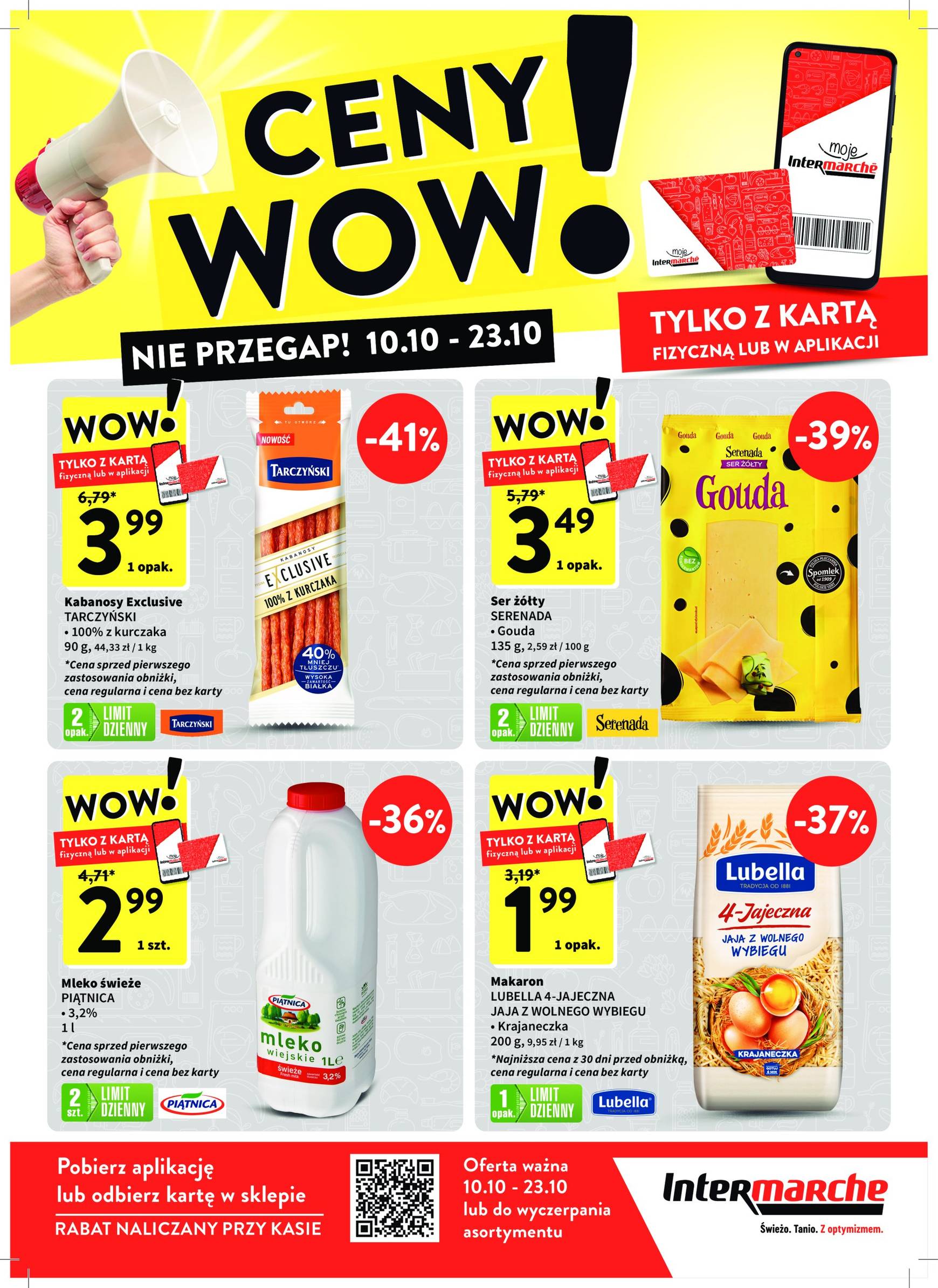 intermarche - Intermarché - Ceny Wow gazetka ważna od 10.10. - 23.10. - page: 1