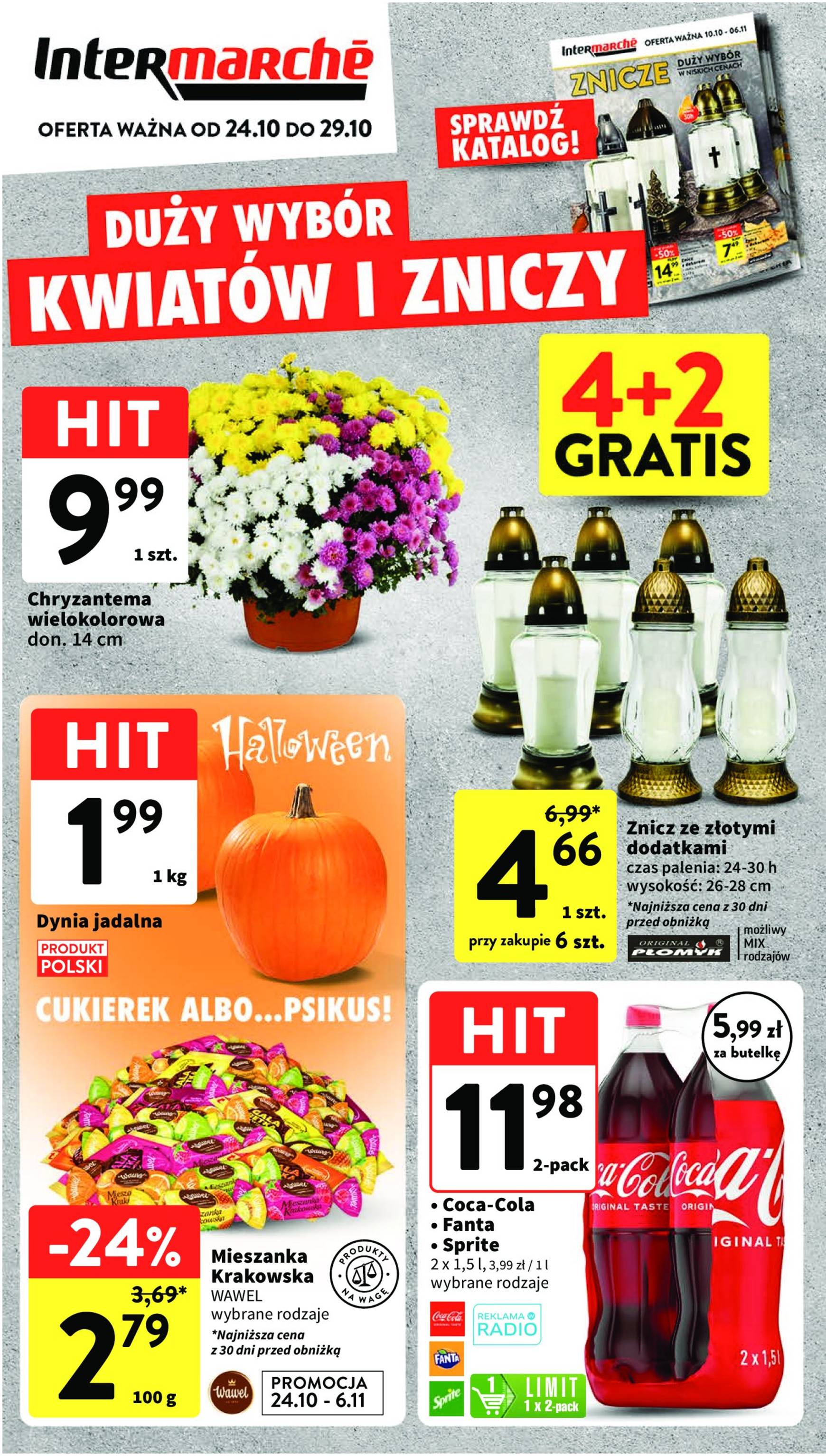 intermarche - Intermarché gazetka ważna od 24.10. - 29.10. - page: 1