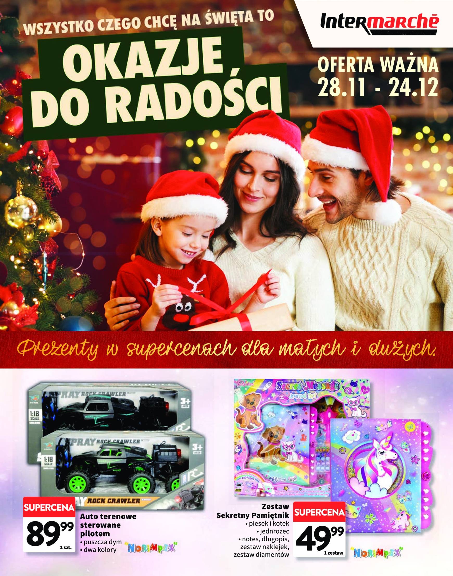 intermarche - Intermarché - Katalog prezentów gazetka ważna od 28.11. - 24.12.