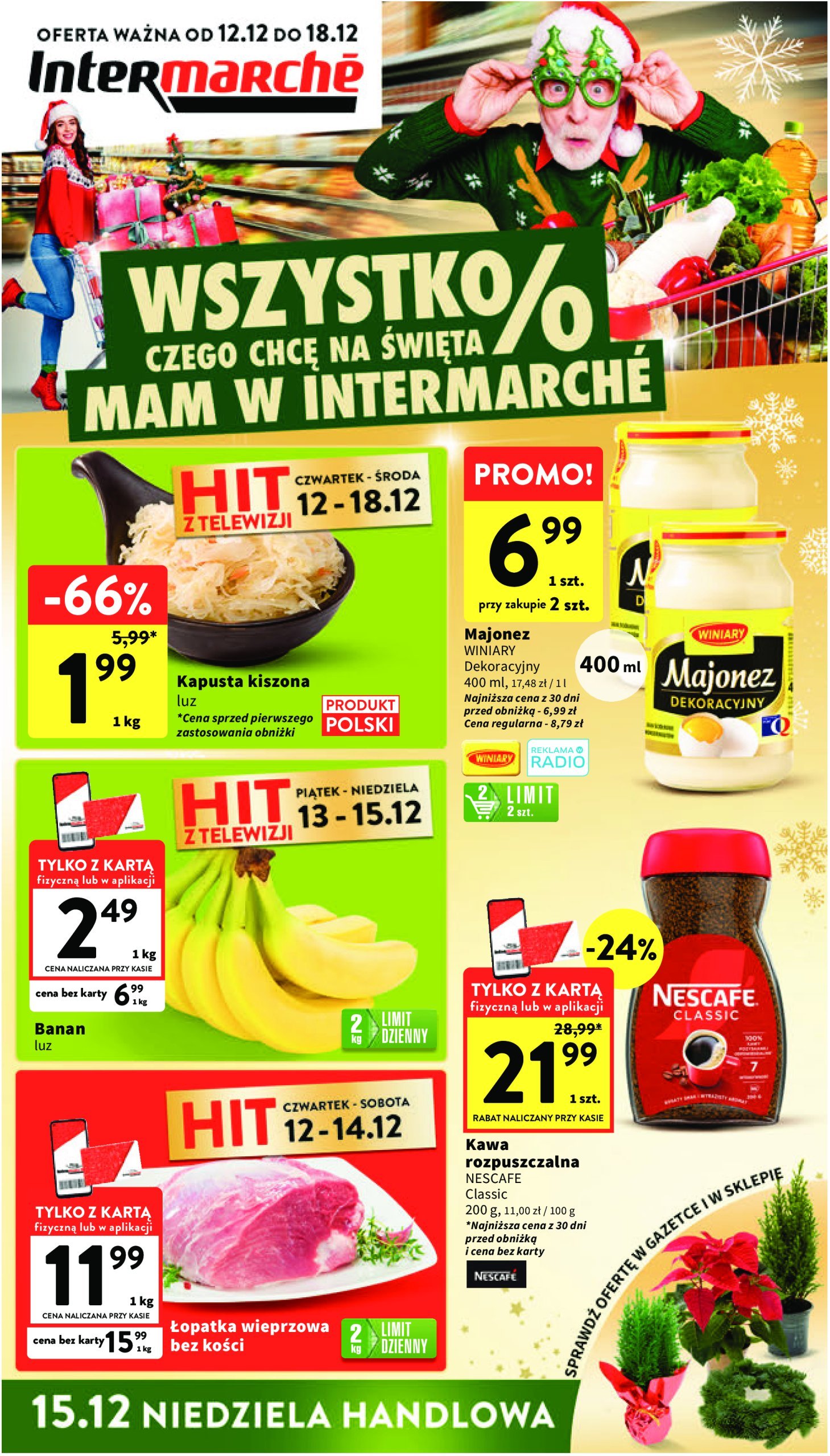 intermarche - Intermarché gazetka ważna od 12.12. - 18.12.