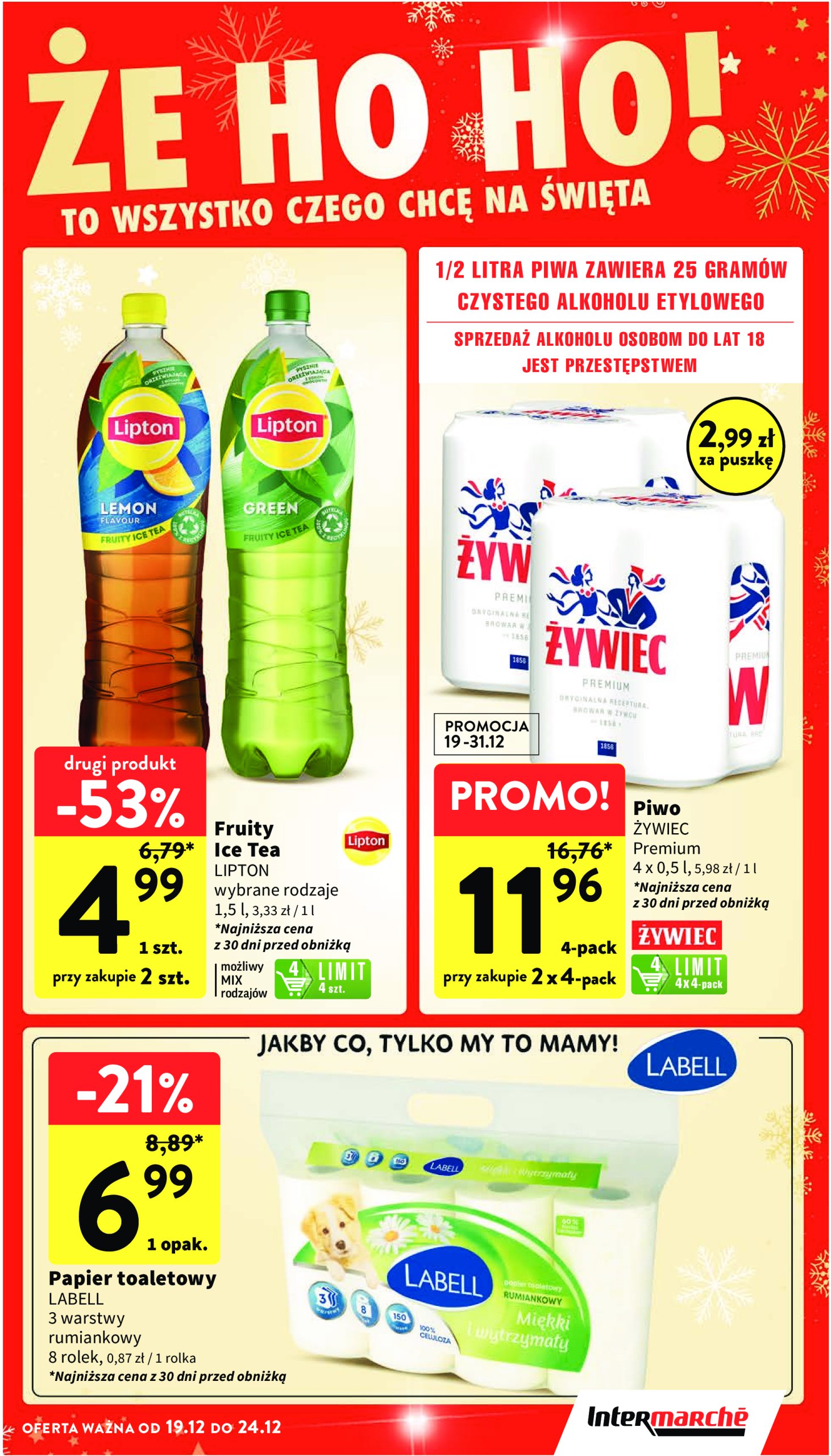 intermarche - Intermarché gazetka ważna od 19.12. - 24.12. - page: 19