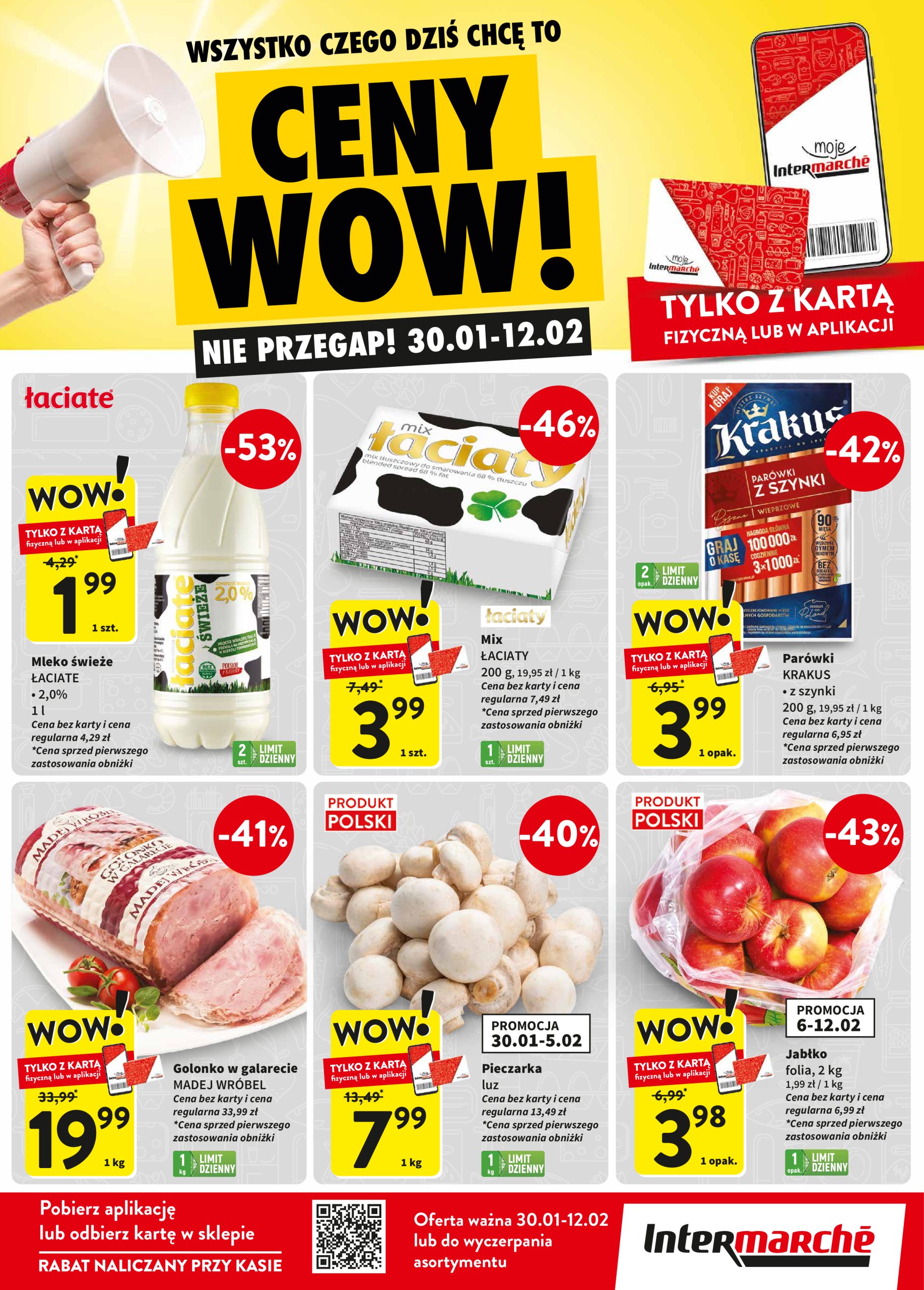 intermarche - Intermarché - Ceny Wow gazetka ważna od 30.01. - 12.02.