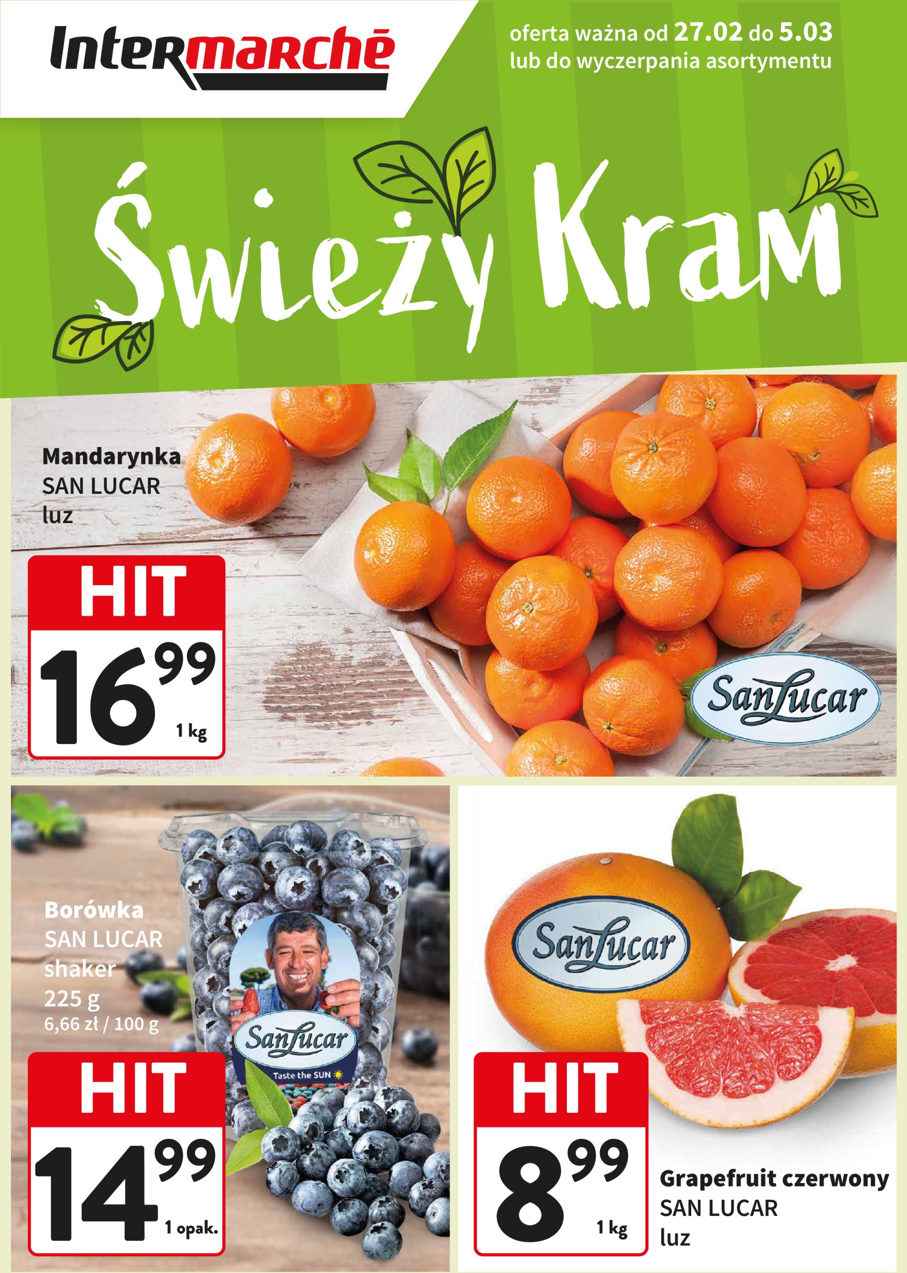 intermarche - Intermarché - Świeży Hit gazetka ważna od 27.02. - 05.03.