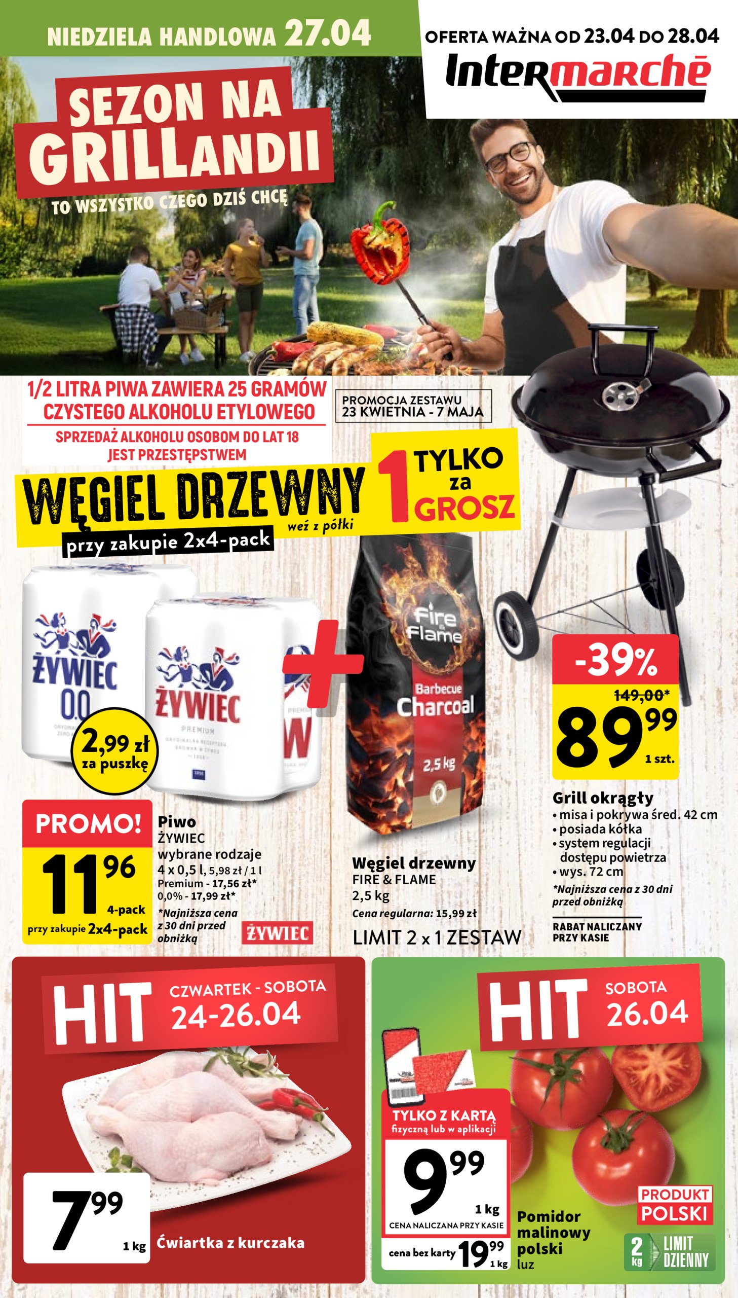 intermarche - Intermarché gazetka ważna od 23.04. - 28.04.