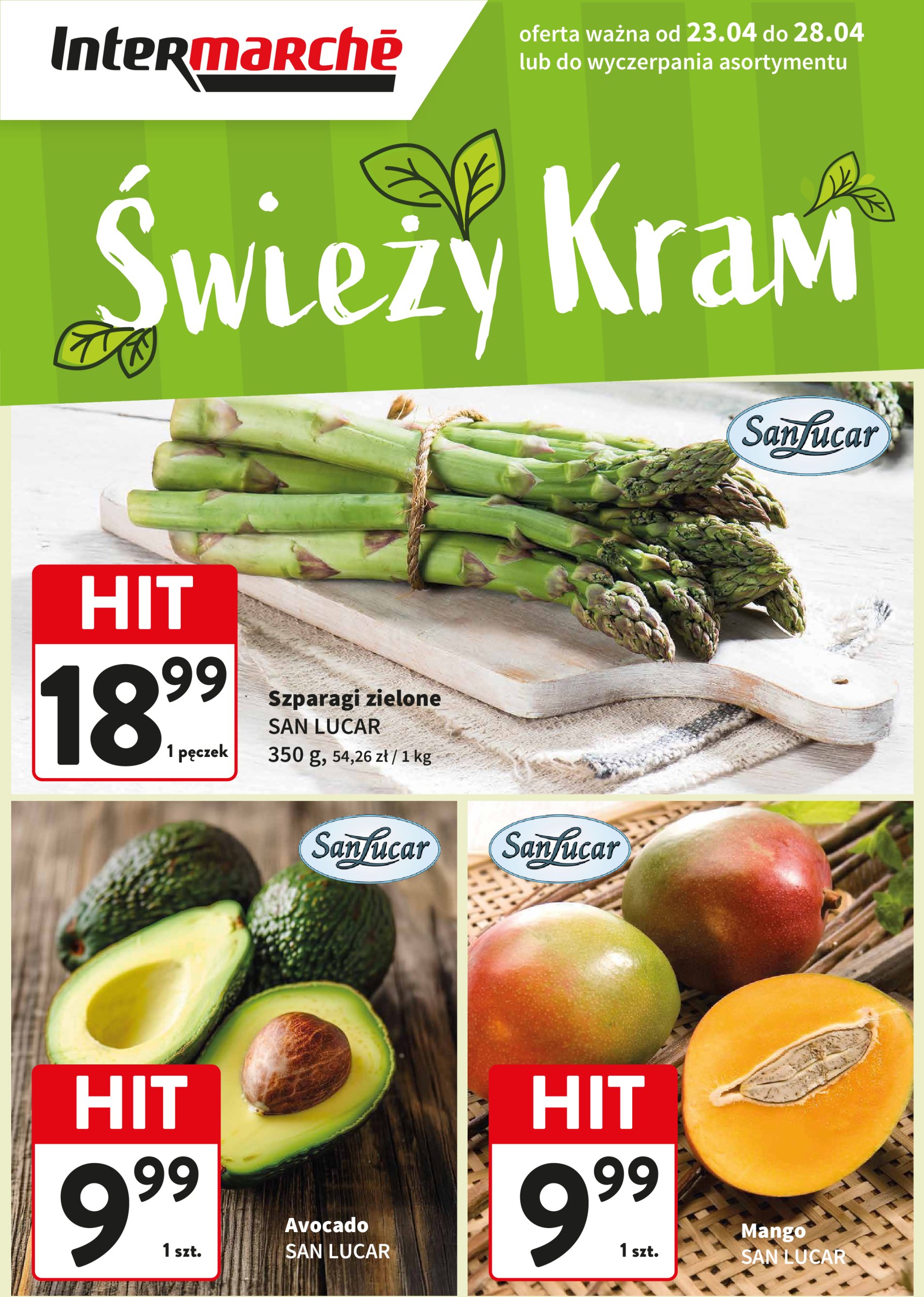 intermarche - Intermarché - Świeży Kram gazetka ważna od 23.04. - 28.04. - page: 1