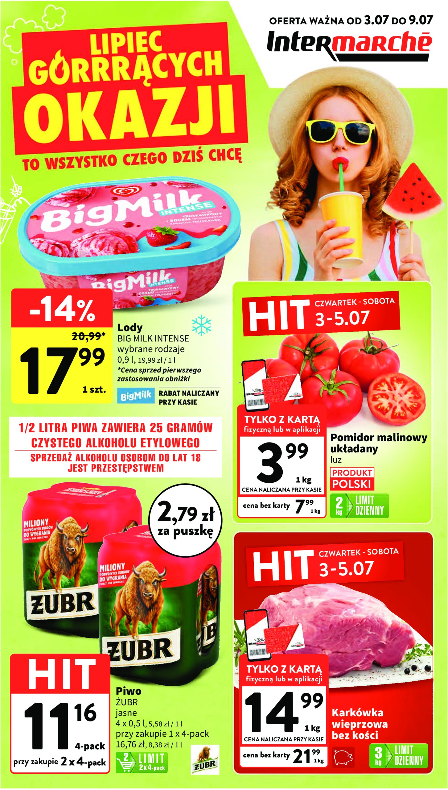 intermarche - Gazetka Intermarché ważna od 03.07. - 09.07.