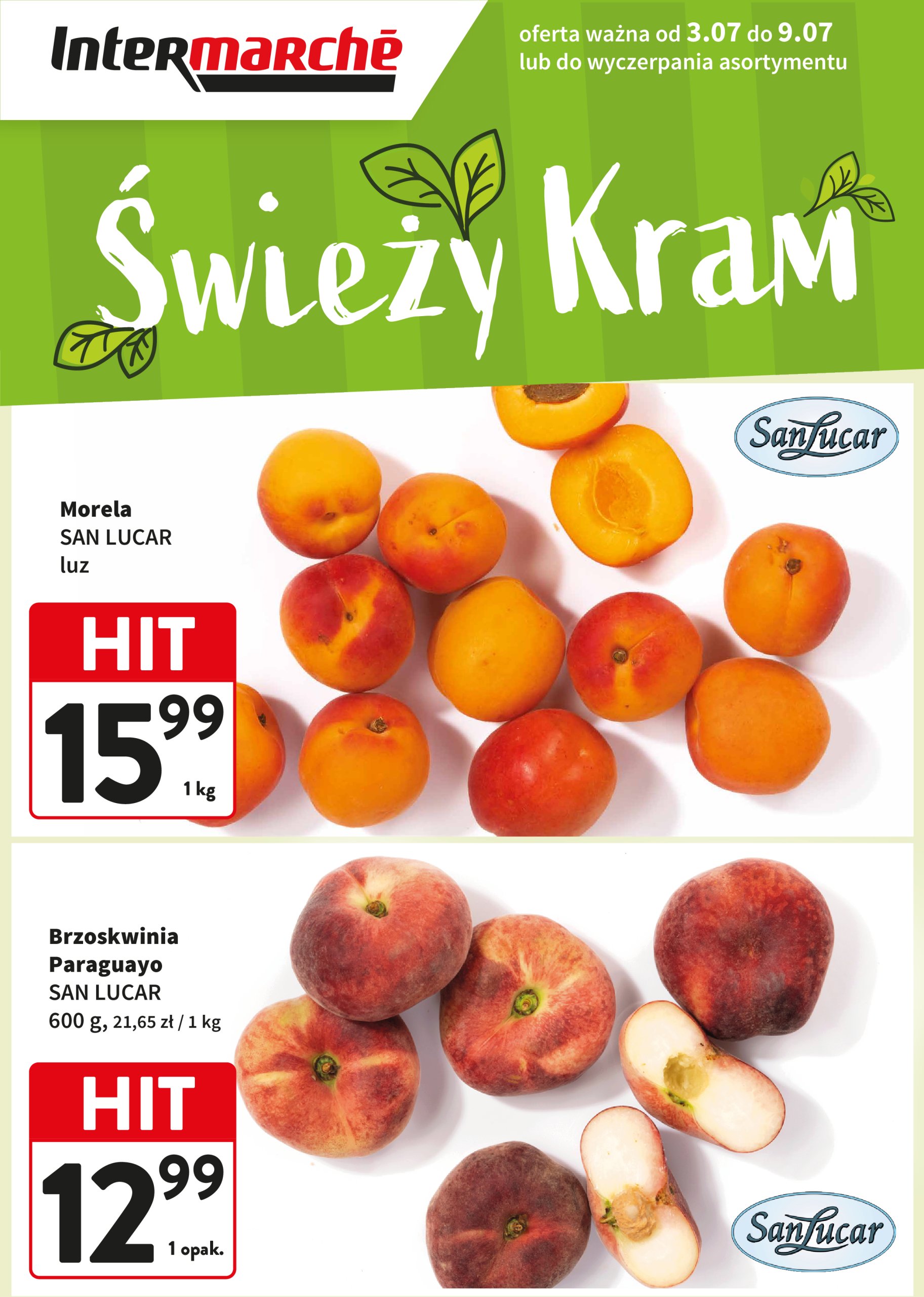 intermarche - Gazetka Intermarché - Świeży Hit ważna od 03.07. - 09.07.