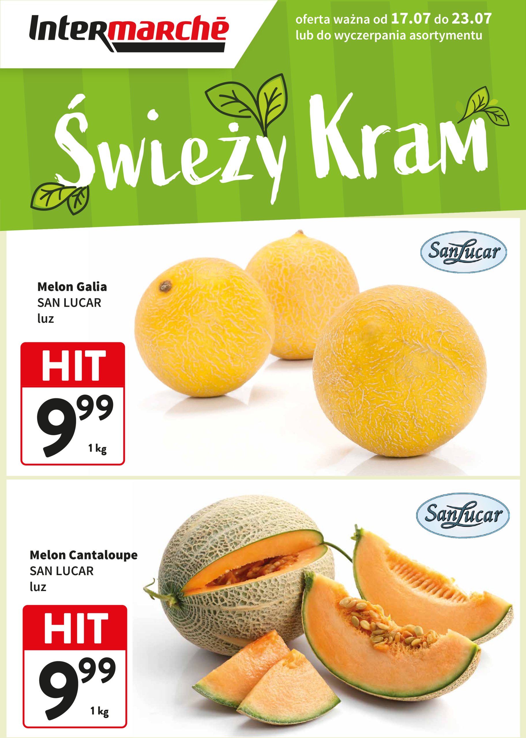 intermarche - Gazetka Intermarché - Świeży Hit ważna od 17.07. - 23.07.