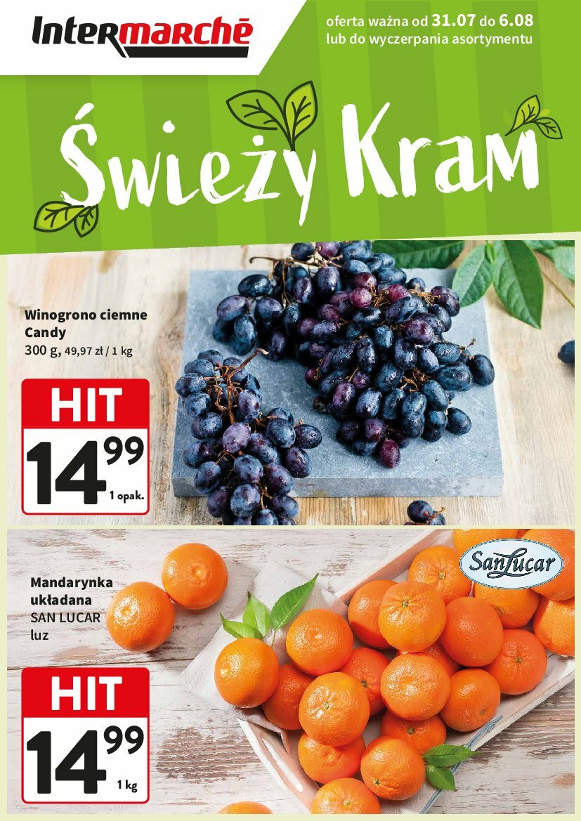 intermarche - Gazetka Intermarché - Świeży HIt - ważna od 31.07. do 06.08.